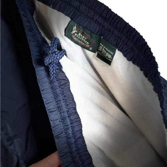 Bert Pulitzer Collectors Edition Womens Navy Nylon Track Pants Elastic Waist L - Picture 6 of 8